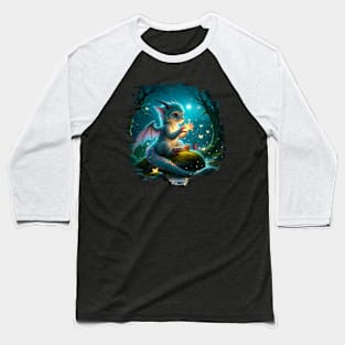 Dragón Luciérnaga Baseball T-Shirt